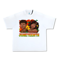 White juneteenth with afro black kids Urban Heavy Tee - texasbilliewilder