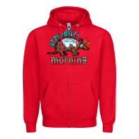 Red armadillo by morning Zipper Hoodie - RacoonDesign