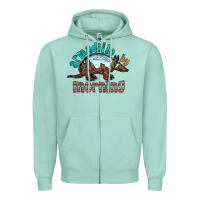Seafoam armadillo by morning Zipper Hoodie - RacoonDesign