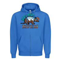 True Royal armadillo by morning Zipper Hoodie - RacoonDesign