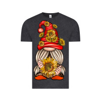 Vintage Black western gnome with sunflowers Vintage Tee - texasbilliewilder