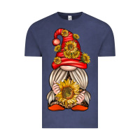 Vintage Denim western gnome with sunflowers Vintage Tee - texasbilliewilder