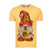 Vintage Mustard western gnome with sunflowers Vintage Tee - texasbilliewilder