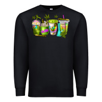 Black coffee cups Premium Sweatshirt - NancyCooperArtShop