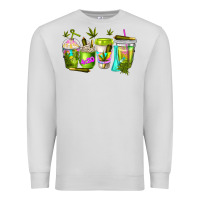 Dove Grey coffee cups Premium Sweatshirt - NancyCooperArtShop
