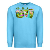 Ocean Blue coffee cups Premium Sweatshirt - NancyCooperArtShop