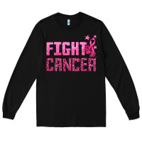 Black Fight Cancer Long Sleeve Tee - texasbilliewilder