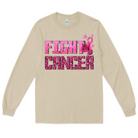 Mushroom Fight Cancer Long Sleeve Tee - texasbilliewilder