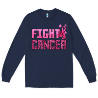 Navy Fight Cancer Long Sleeve Tee - texasbilliewilder