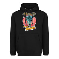 Black blame it all on my roots bull skull black Heavyweight Hoodie - JahusDesignShop