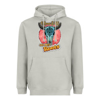 Moon Dust blame it all on my roots bull skull black Heavyweight Hoodie - JahusDesignShop