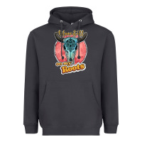 Smoke blame it all on my roots bull skull black Heavyweight Hoodie - JahusDesignShop