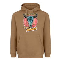 Toasted Coconut blame it all on my roots bull skull black Heavyweight Hoodie - JahusDesignShop