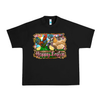 Black happy easter rooster chicken and chick Urban Heavy Tee - RanaPortraitStore
