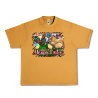 Peanut Butter happy easter rooster chicken and chick Urban Heavy Tee - RanaPortraitStore
