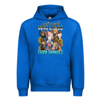 Cobalt Just A Girl Who Loves Farm Animals Urban Hoodie - BundleAndBundleShop