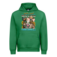 Emerald Just A Girl Who Loves Farm Animals Urban Hoodie - BundleAndBundleShop