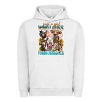 Pigment Lunar Rock Just A Girl Who Loves Farm Animals Urban Hoodie - BundleAndBundleShop