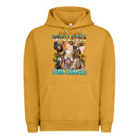 Pigment Peanut Butter Just A Girl Who Loves Farm Animals Urban Hoodie - BundleAndBundleShop