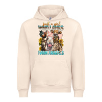 Sandshell Just A Girl Who Loves Farm Animals Urban Hoodie - BundleAndBundleShop