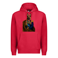 Cardinal Pet Portraits, Custom Pet Portraits, Renaissance Pet Portraits, Custom Premium Hoodie - RanaPortraitStore