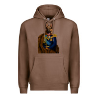 Chestnut Pet Portraits, Custom Pet Portraits, Renaissance Pet Portraits, Custom Premium Hoodie - RanaPortraitStore