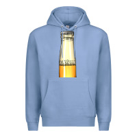 Colony Blue yellow beer bottle Premium Hoodie - AdoDesignShop