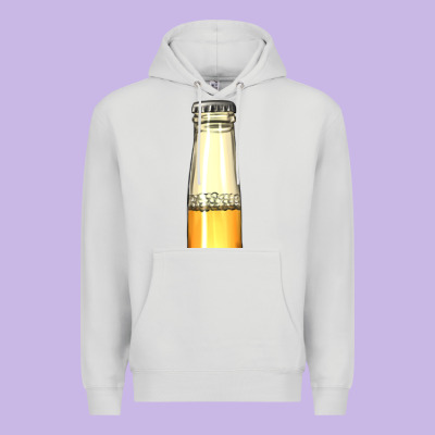 Yellow Beer Bottle Premium Hoodie Designed By Adodesignshop