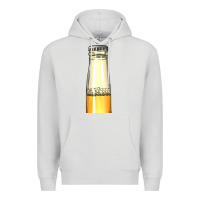 Dove Grey yellow beer bottle Premium Hoodie - AdoDesignShop