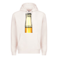 Pale Pink yellow beer bottle Premium Hoodie - AdoDesignShop