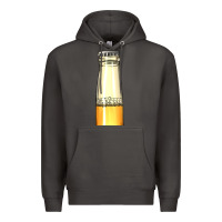 Smoke yellow beer bottle Premium Hoodie - AdoDesignShop