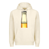 Tofu yellow beer bottle Premium Hoodie - AdoDesignShop