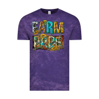 Cloud Purple western farm babe Vintage Tee - texasbilliewilder