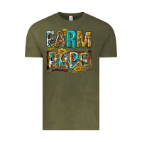Vintage Olive western farm babe Vintage Tee - texasbilliewilder