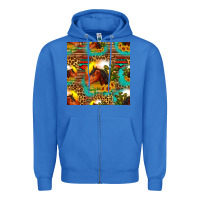 True Royal desert horse seamless patern Zipper Hoodie - HRA Design Shop