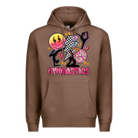 Chestnut retro gymnastics Premium Hoodie - MaliasSmallBusiness