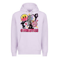 Lilac retro gymnastics Premium Hoodie - MaliasSmallBusiness