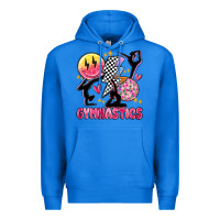 True Royal retro gymnastics Premium Hoodie - MaliasSmallBusiness