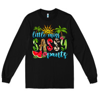 Black little miss sassy pants Long Sleeve Tee - Zillion Design Studio