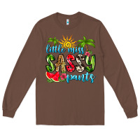 Chestnut little miss sassy pants Long Sleeve Tee - Zillion Design Studio