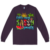 Plum little miss sassy pants Long Sleeve Tee - Zillion Design Studio