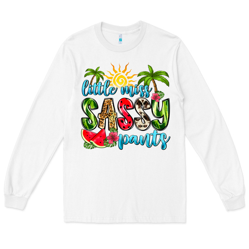 Little Miss Sassy Pants Long Sleeve Tee by Zillion Design Studio | Teevron