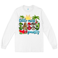 White little miss sassy pants Long Sleeve Tee - Zillion Design Studio