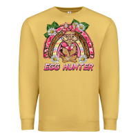 Antique Gold easter pink camouflage egg hunter  bunny rainbow Premium Sweatshirt - BarkalooDesign