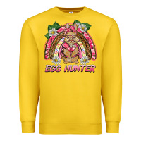 Lemon easter pink camouflage egg hunter  bunny rainbow Premium Sweatshirt - BarkalooDesign