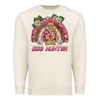 Sandshell easter pink camouflage egg hunter  bunny rainbow Premium Sweatshirt - BarkalooDesign