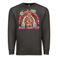 Smoke easter pink camouflage egg hunter  bunny rainbow Premium Sweatshirt - BarkalooDesign