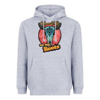 Heather Grey blame it all on my roots white Heavyweight Hoodie - JahusDesignShop