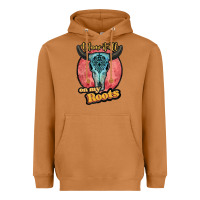 Meerkat blame it all on my roots white Heavyweight Hoodie - JahusDesignShop
