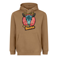 Toasted Coconut blame it all on my roots white Heavyweight Hoodie - JahusDesignShop